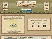 Tablet Screenshot of monde-de-thaanis.com